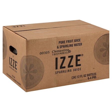 Izze IZZE Sparkling Juice Clementine 48 fl. oz., PK24 00305